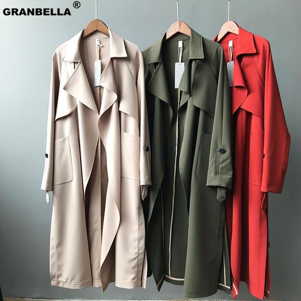 women's trench coats arrival office lady cozy casual lapal collar ladies spring fall loose plus size women outerwear, Tan;black
women's trench coats arrival office lady cozy casual lapal collar ladies spring fall loose plus size women outerwear, Tan;black