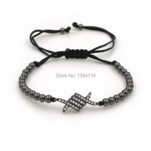charm bracelets 24*8*3mm micro pave cz eagle claw connector & 4mm round beads braided macrame bracelet jewelry, Golden;silver
charm bracelets 24*8*3mm micro pave cz eagle claw connector & 4mm round beads braided macrame bracelet jewelry, Golden;silver