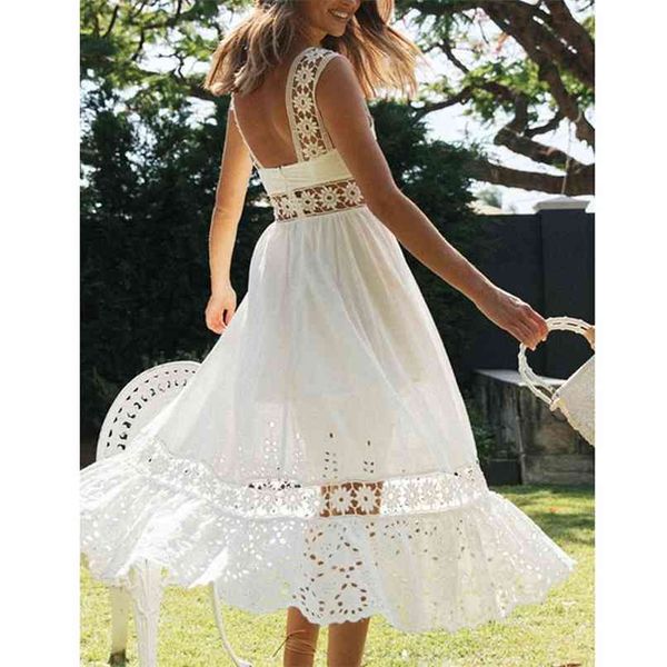 summer women maxi dress spaghetti strap hollow out white lace vocation long tunic beach 210513, Black;gray
summer women maxi dress spaghetti strap hollow out white lace vocation long tunic beach 210513, Black;gray