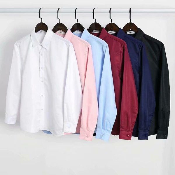 men's casual shirts 2021 basic clothing long sleeve mens cardigan harajuku solid oversized social dress shirt blouses, White;black
men's casual shirts 2021 basic clothing long sleeve mens cardigan harajuku solid oversized social dress shirt blouses, White;black
