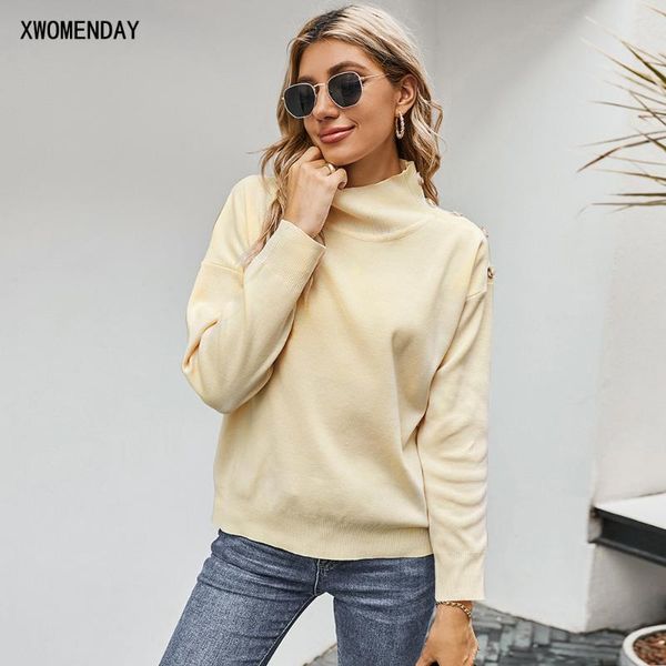 women's sweaters autumn winter womans clothing loose knitted turtleneck pullover jumper knitwear for women fashion 2021 fall, White;black
women's sweaters autumn winter womans clothing loose knitted turtleneck pullover jumper knitwear for women fashion 2021 fall, White;black