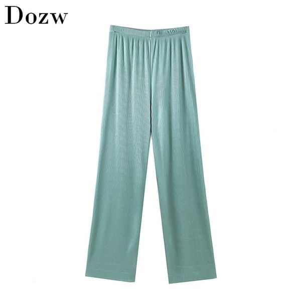 fashion women solid wide leg pants high waist ladies casual trousers female loose long pantalones mujer 210515, Black;white
fashion women solid wide leg pants high waist ladies casual trousers female loose long pantalones mujer 210515, Black;white
