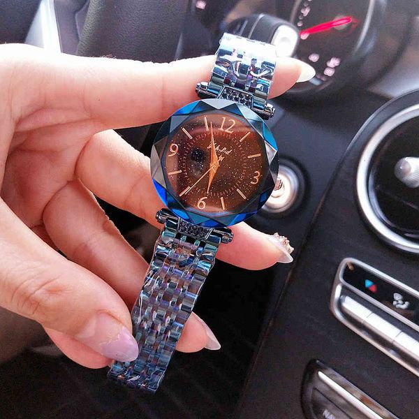 watch fashion women's digital real star waterproof steel band bracelet, Slivery;brown
watch fashion women's digital real star waterproof steel band bracelet, Slivery;brown