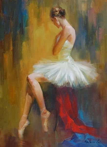 hand painted ballet dancer oil painting on canvas impressionist beautiful girl wall art for office, living room home decoration birthday gif
hand painted ballet dancer oil painting on canvas impressionist beautiful girl wall art for office, living room home decoration birthday gif