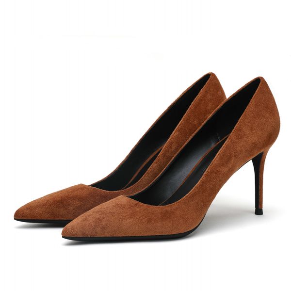 sandals shoes women spring est fashion concise flock office pumps high thin heels pointed toe shallow f0057 muec, Black
sandals shoes women spring est fashion concise flock office pumps high thin heels pointed toe shallow f0057 muec, Black