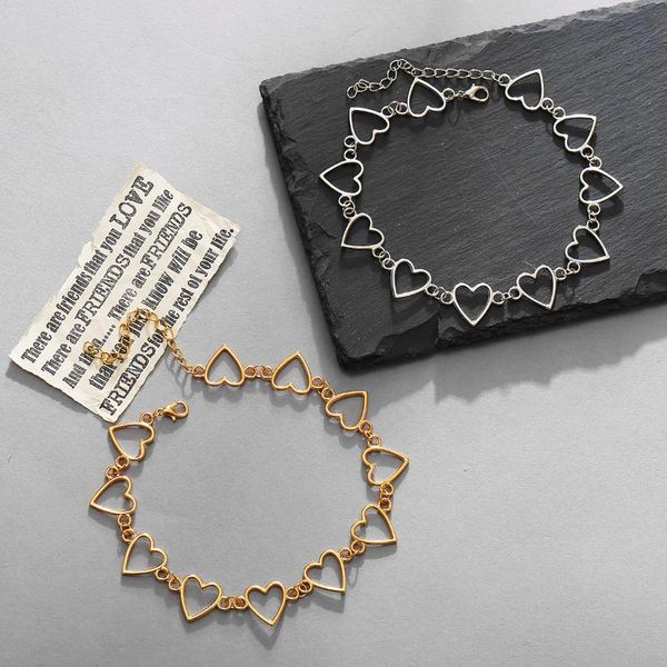 chokers fashion heart necklace for women girl gold sliver color zinc alloy cute ladies clavicle chain jewelry accessories, Golden;silver
chokers fashion heart necklace for women girl gold sliver color zinc alloy cute ladies clavicle chain jewelry accessories, Golden;silver