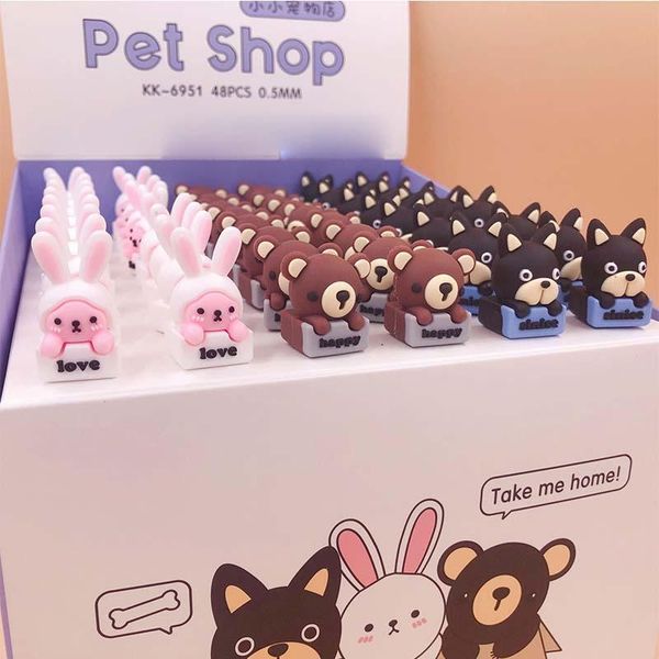 gel pens 36 pcs/lot dog bear pen cute 0.5mm black ink signature school writing supplies stationery gift
gel pens 36 pcs/lot dog bear pen cute 0.5mm black ink signature school writing supplies stationery gift