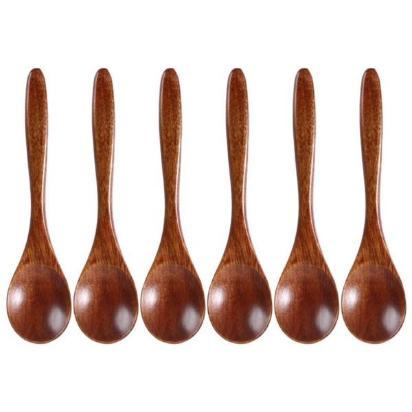 spoons 6pcs wooden spoon honey multi-purpose wood soup teaspoon for coffee tea jam
spoons 6pcs wooden spoon honey multi-purpose wood soup teaspoon for coffee tea jam
