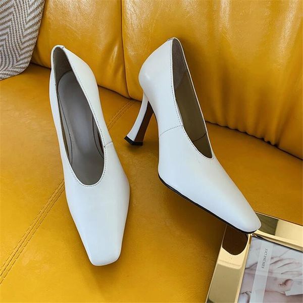 dress shoes s vintage square toe gloves office lady shallow leather high heels white formal business women, Black
dress shoes s vintage square toe gloves office lady shallow leather high heels white formal business women, Black
