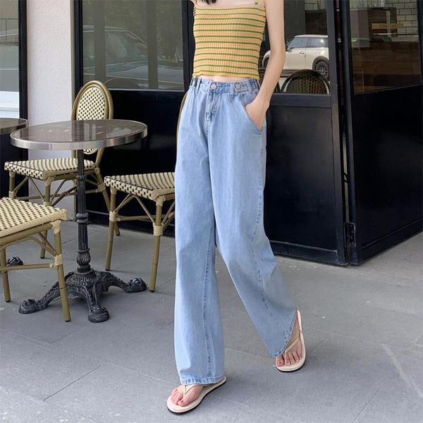 vintage spring autumn wide leg woman jeans for women high waisted blue casual long trousers korean streetwear denim pants women's
vintage spring autumn wide leg woman jeans for women high waisted blue casual long trousers korean streetwear denim pants women's