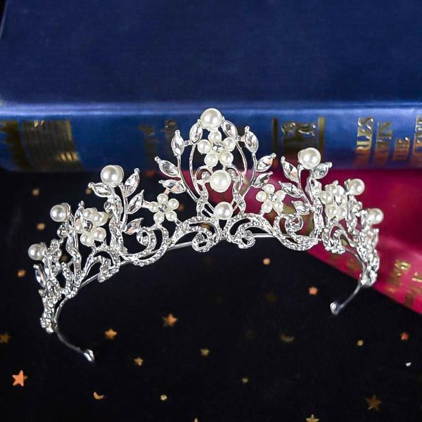 crystal pearl bridal tiaras queen crowns for women wedding rhinestone headwear pageant diadem baroque jewelry hair accessories clips & barre, Golden;silver
crystal pearl bridal tiaras queen crowns for women wedding rhinestone headwear pageant diadem baroque jewelry hair accessories clips & barre, Golden;silver