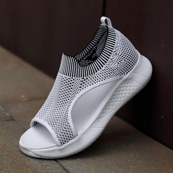 women sandals breathable comfort ladies walking shoes wedge heels summer platform sandal mujer plus size 42, Black
women sandals breathable comfort ladies walking shoes wedge heels summer platform sandal mujer plus size 42, Black
