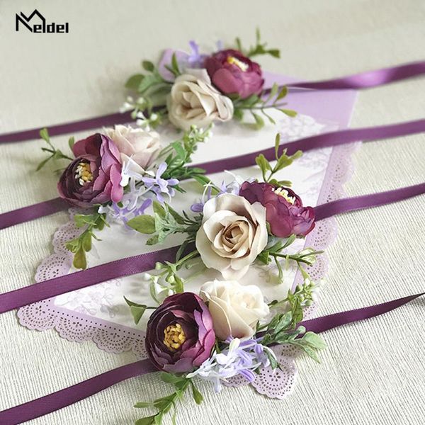 decorative flowers & wreaths meldel silk rose flower purple bracelet bridesmaid wrist corsage men wedding boutonniere marriage prom party br
decorative flowers & wreaths meldel silk rose flower purple bracelet bridesmaid wrist corsage men wedding boutonniere marriage prom party br