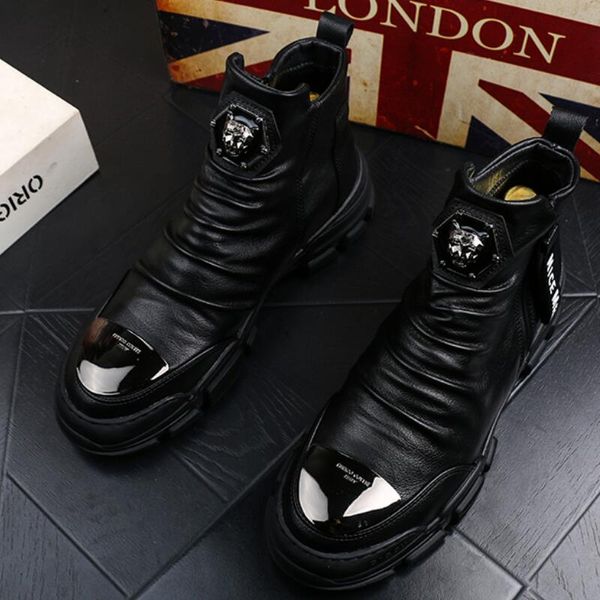 new black gold madman lion casual boots, masculine absorb youth soft shoes of b5
new black gold madman lion casual boots, masculine absorb youth soft shoes of b5