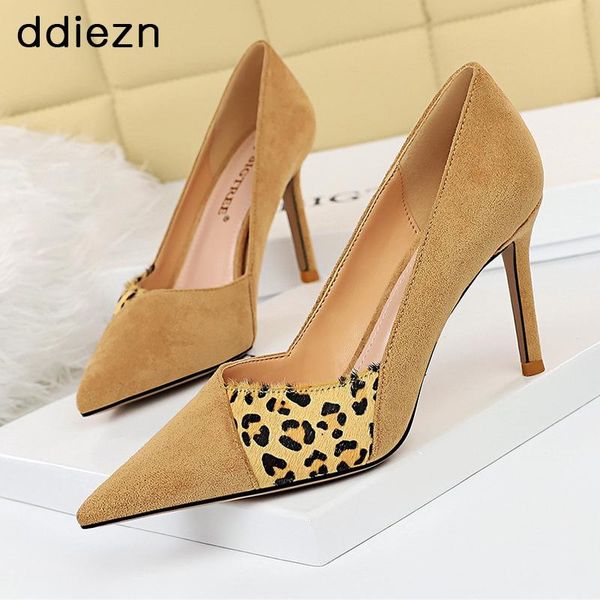 dress shoes fashion leopard color ladies high heels woman pumps thin-heel suede shallow pointed toe heel, Black
dress shoes fashion leopard color ladies high heels woman pumps thin-heel suede shallow pointed toe heel, Black