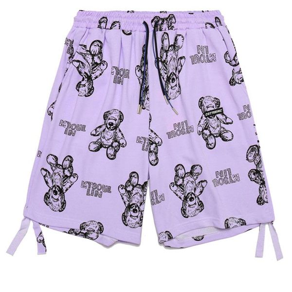 fashion casual men's shorts letter cute bear print summer men beach pants board streetwear basketball knee length hip hop sweatshorts, White;black
fashion casual men's shorts letter cute bear print summer men beach pants board streetwear basketball knee length hip hop sweatshorts, White;black