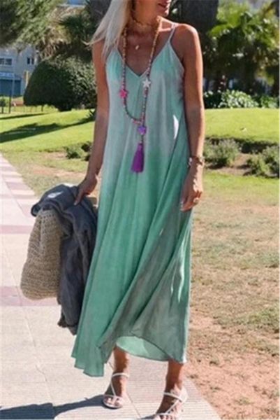 strap gradient womens dresses fashion trend sleeveless casual long skirts designer female summer deep v-neck loose suspenders dress clothing, Black;gray
strap gradient womens dresses fashion trend sleeveless casual long skirts designer female summer deep v-neck loose suspenders dress clothing, Black;gray