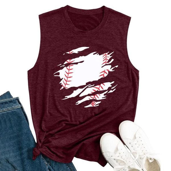 women's tanks & camis summer baseball print women tank sleeveless loose clothes harajuku casual sports fitness vest haut femme, White
women's tanks & camis summer baseball print women tank sleeveless loose clothes harajuku casual sports fitness vest haut femme, White