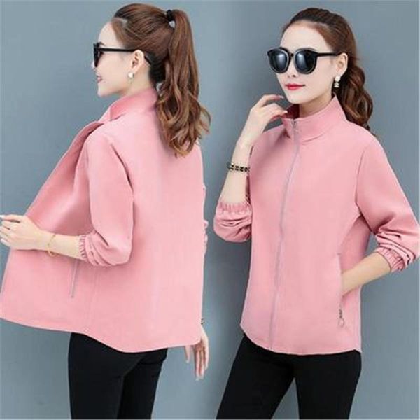 women's jackets spring and autumn candy colors jacket women korean loose large size fashion casual all-match h36, Black;brown
women's jackets spring and autumn candy colors jacket women korean loose large size fashion casual all-match h36, Black;brown