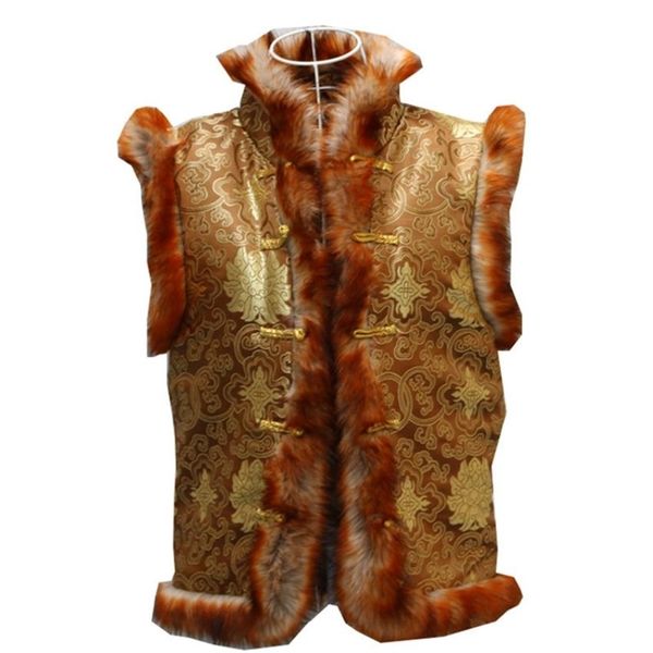 men's vests s/6xl male winter autumn short section tang suit waistcoats ethnic mens warm fashion large size fake fur vest coats cj, Black;white
men's vests s/6xl male winter autumn short section tang suit waistcoats ethnic mens warm fashion large size fake fur vest coats cj, Black;white