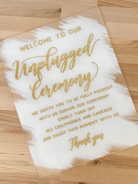 party decoration acrylic unplugged ceremony sign welcome to our wedding painted signs
party decoration acrylic unplugged ceremony sign welcome to our wedding painted signs