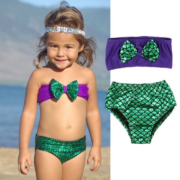 split fish scale bikini bow swimsuit, Black;white 
split fish scale bikini bow swimsuit, Black;white