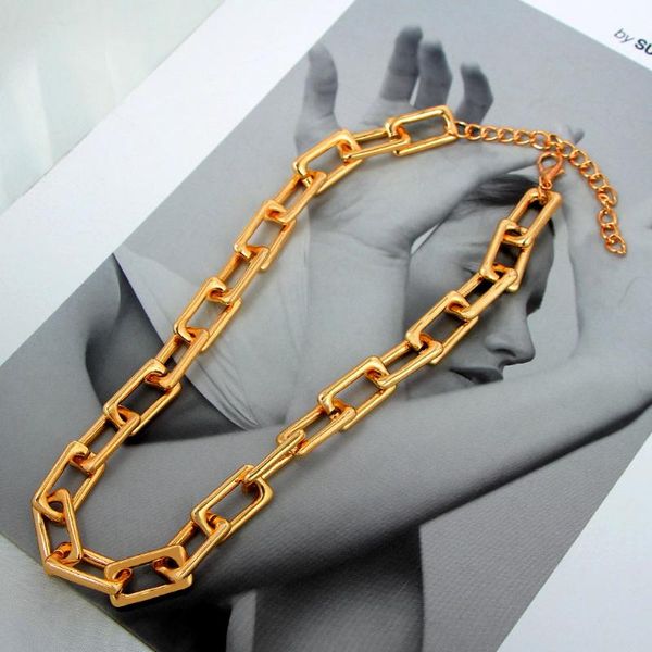 fashion hip hop gold color thick necklaces for men vintage big punk chunky chain simple women jerelwy chains, Silver
fashion hip hop gold color thick necklaces for men vintage big punk chunky chain simple women jerelwy chains, Silver