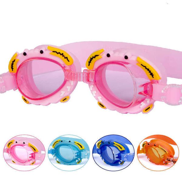 waterproof antifogging cute cartoon crab children's swimming goggles size boys and girls
waterproof antifogging cute cartoon crab children's swimming goggles size boys and girls