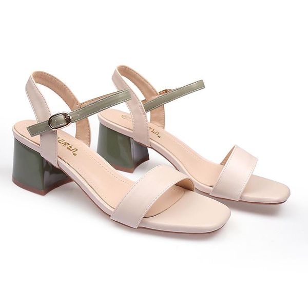 dress shoes ladies high heel sandals simple women's square head strap fashion brand summer, Black
dress shoes ladies high heel sandals simple women's square head strap fashion brand summer, Black
