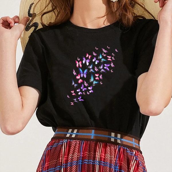 color monarch butterfly print mens t shirts and women short sleeve harajuku mujer round neck casul femme, White;black
color monarch butterfly print mens t shirts and women short sleeve harajuku mujer round neck casul femme, White;black