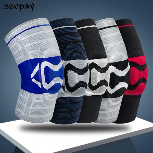 gym sport running knee support silicone kneepad spring brace strap patella medial protector meniscus protection elbow & pads, Black;gray
gym sport running knee support silicone kneepad spring brace strap patella medial protector meniscus protection elbow & pads, Black;gray