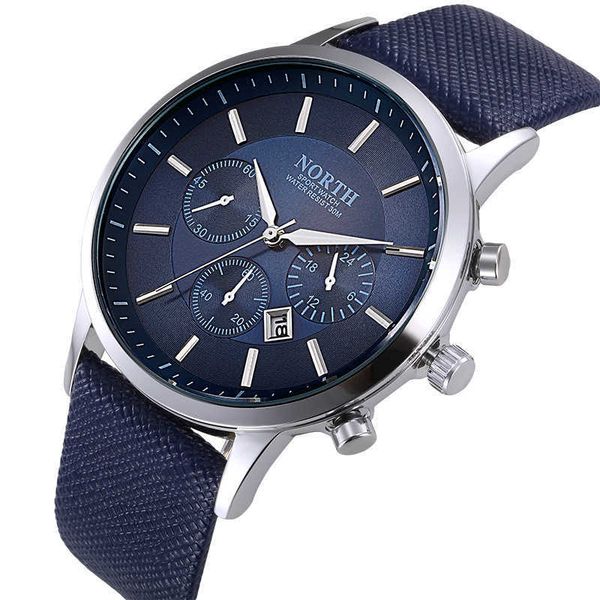 north luxury men watches waterproof genuine leather fashion casual wristwatch male business sport clock classic blue silver 6009 210728, Slivery;brown
north luxury men watches waterproof genuine leather fashion casual wristwatch male business sport clock classic blue silver 6009 210728, Slivery;brown