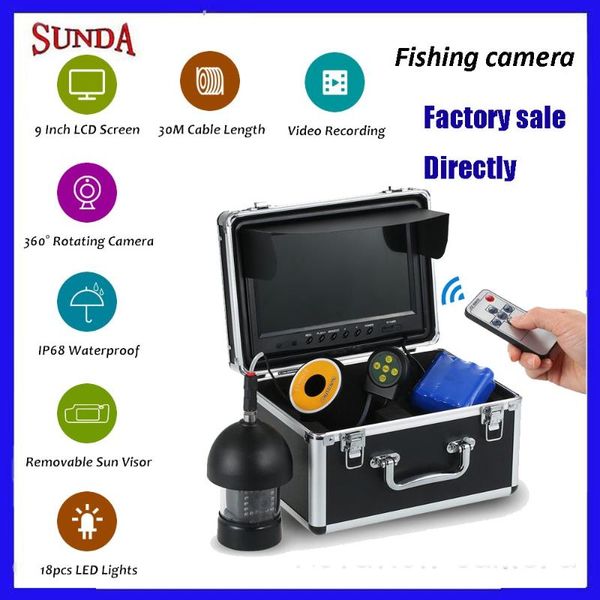cameras 30m underwater camera 1000tvl hd 360 degree rotating fishing 18pcs led lights 9"lcd screen dvr video recording
cameras 30m underwater camera 1000tvl hd 360 degree rotating fishing 18pcs led lights 9"lcd screen dvr video recording