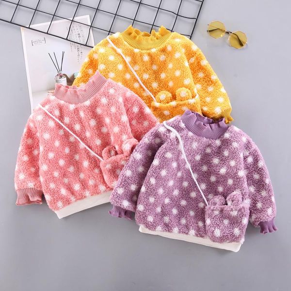 hoodies & sweatshirts girls sweet winter clothes plus velvet collar polka dot long sleeved padded, Black
hoodies & sweatshirts girls sweet winter clothes plus velvet collar polka dot long sleeved padded, Black