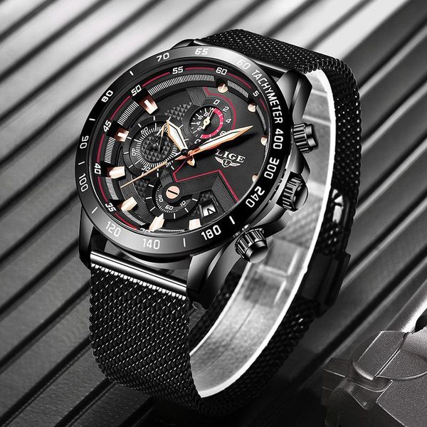 wristwatches reloj hombre 2021 lige classic quartz watch mens watches clock male all steel mesh belt waterproof chronograph, Slivery;brown
wristwatches reloj hombre 2021 lige classic quartz watch mens watches clock male all steel mesh belt waterproof chronograph, Slivery;brown