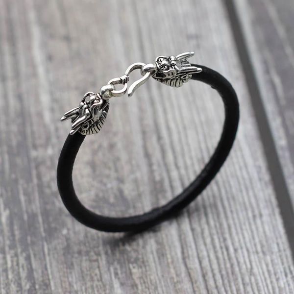 charm bracelets 100% real cowhide leather bracelet for men vintage silver color dragon punk braslet male bangle gift husband boyfriend joyas, Golden;silver
charm bracelets 100% real cowhide leather bracelet for men vintage silver color dragon punk braslet male bangle gift husband boyfriend joyas, Golden;silver