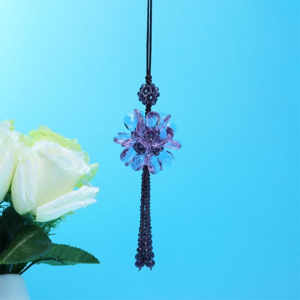 interior decorations crystal flower car hanging ornament pendant charm accessories decoration (purple)
interior decorations crystal flower car hanging ornament pendant charm accessories decoration (purple)