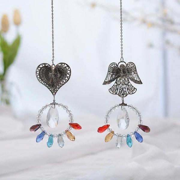 decorative objects & figurines suncatcher angel heart faux crystal window car hanging pendant with olive bead
decorative objects & figurines suncatcher angel heart faux crystal window car hanging pendant with olive bead