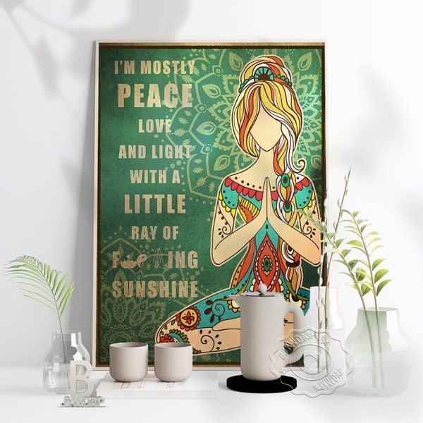paintings hippie yoga i'm mostly peace love and light canvas painting poster nordic style meditation wall art pictures home decor gift
paintings hippie yoga i'm mostly peace love and light canvas painting poster nordic style meditation wall art pictures home decor gift