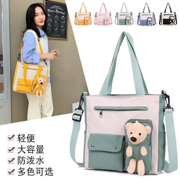 evening bags 2021 lightweight and large-capacity college student schoolbag fashion japanese bear bag women's portable shoulder
evening bags 2021 lightweight and large-capacity college student schoolbag fashion japanese bear bag women's portable shoulder