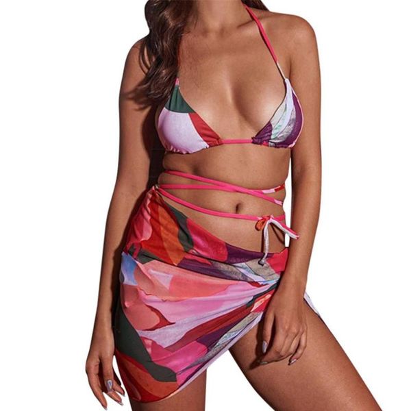 women's swimwear vicabo 2021 halter women bandage bikini set ladies soldi color printed swimsuit beach wear backless lace up bar, White;black
women's swimwear vicabo 2021 halter women bandage bikini set ladies soldi color printed swimsuit beach wear backless lace up bar, White;black