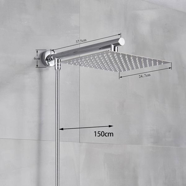 bathroom shower heads black chrome gold 8 /10/12 inch ultrathin square tyle with arm and 150cm hose bath lblg
bathroom shower heads black chrome gold 8 /10/12 inch ultrathin square tyle with arm and 150cm hose bath lblg