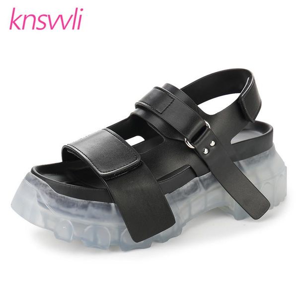 genuine leather crystal platform sandals women hook height increasing sandalia feminina clear thick sole summer shoes woman, Black
genuine leather crystal platform sandals women hook height increasing sandalia feminina clear thick sole summer shoes woman, Black