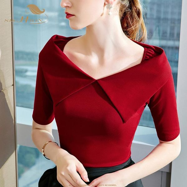 black red white vintage vd1468 womens t shirt half sleeve retro solid color woman plus size
black red white vintage vd1468 womens t shirt half sleeve retro solid color woman plus size