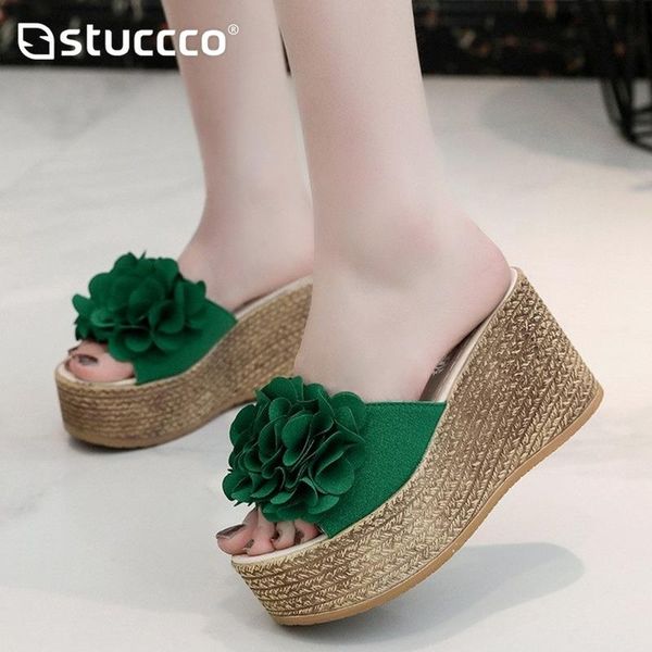 ladies slippers summer beach shoes women high heels platform wedge sandals zapatillas mujer casual, Black
ladies slippers summer beach shoes women high heels platform wedge sandals zapatillas mujer casual, Black