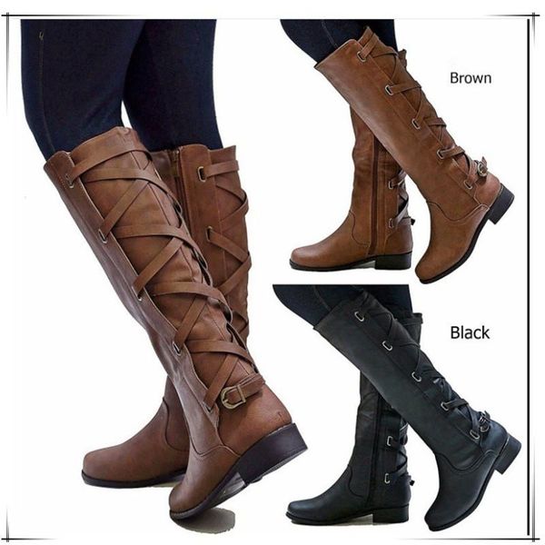 boots 2021 women's autumn and winter large size shoes flat bottom side zipper lace-up, Black
boots 2021 women's autumn and winter large size shoes flat bottom side zipper lace-up, Black