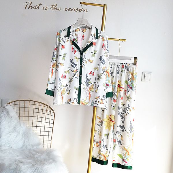 women's sleepwear lisacmvpnel long-sleeved ice silk pajamas two-piece set summer satin pajama thin v-neck cardigan pyjamas yxo4, Black;red
women's sleepwear lisacmvpnel long-sleeved ice silk pajamas two-piece set summer satin pajama thin v-neck cardigan pyjamas yxo4, Black;red