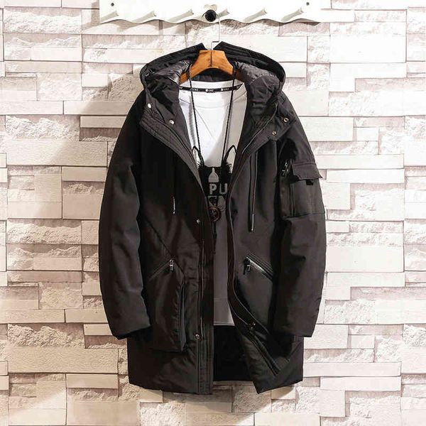 autumn 2020 new men's loose fit hooded medium and long trend ins large cotton et, Black
autumn 2020 new men's loose fit hooded medium and long trend ins large cotton et, Black