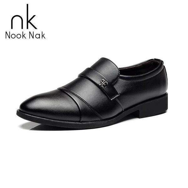 dress shoes nooknak 2021 comfortable lacing leather casual manual breathable men's size 39-44, Black
dress shoes nooknak 2021 comfortable lacing leather casual manual breathable men's size 39-44, Black