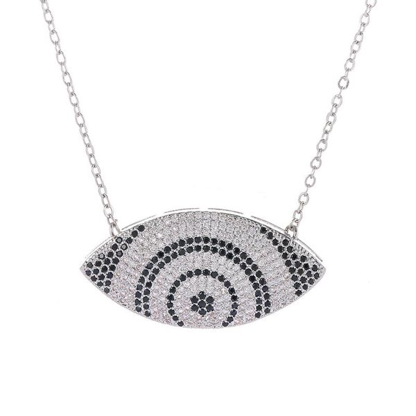 pendant necklaces 2021 greek evil eye necklace female micro pave cubic zirconia big pendants for women jewelry gift, Silver
pendant necklaces 2021 greek evil eye necklace female micro pave cubic zirconia big pendants for women jewelry gift, Silver